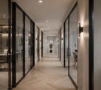 MONT Surgery hallway and reception interior